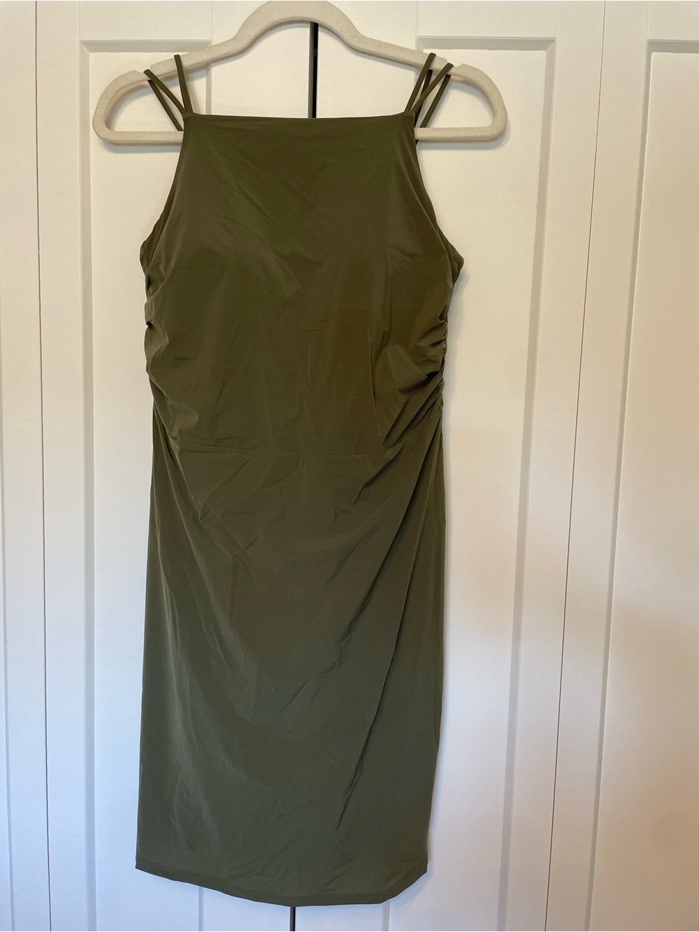 knix Olive Green Studio Sport Athletic Dress